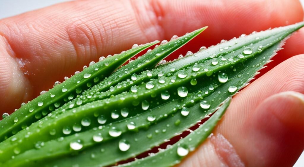 babosa no tratamento de queimaduras