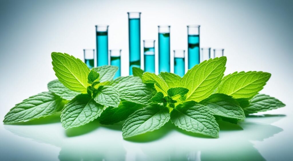 composição química da hortelã