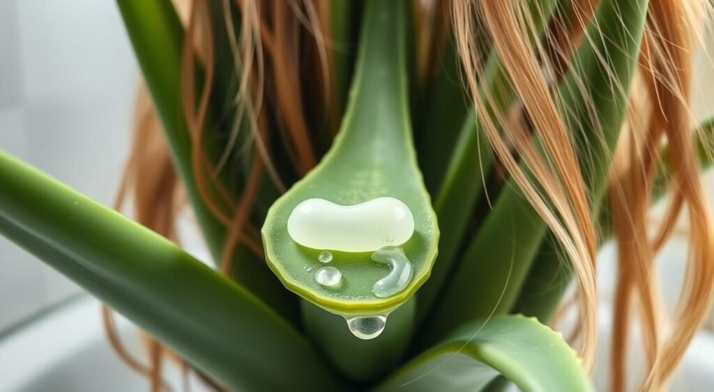 Aloe Vera para cabelos