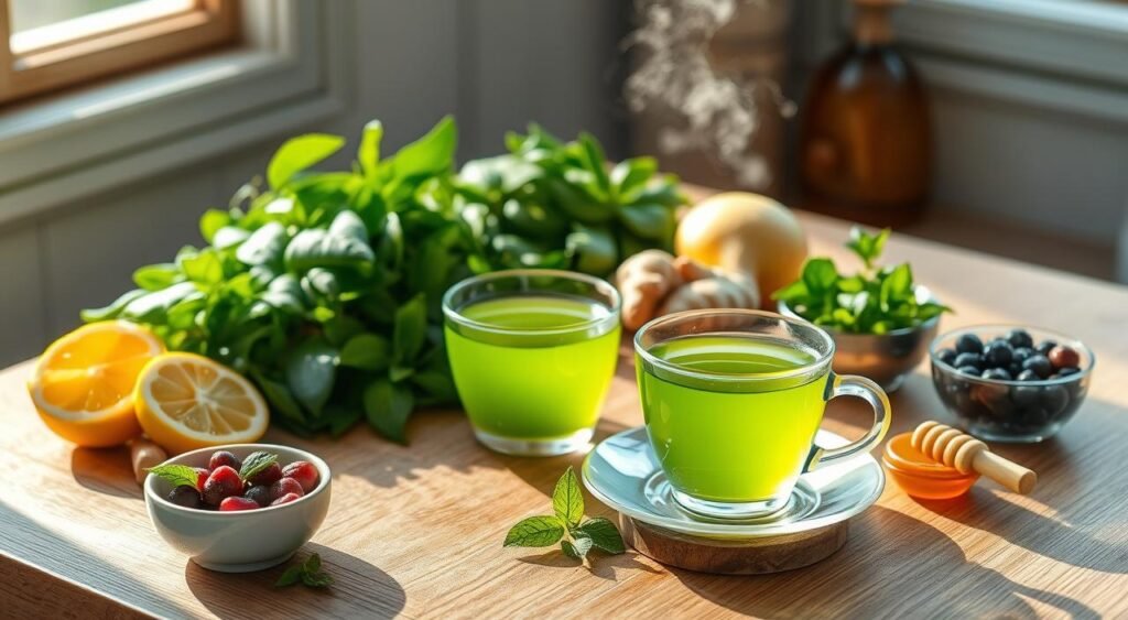 Receitas de chá verde para emagrecer
