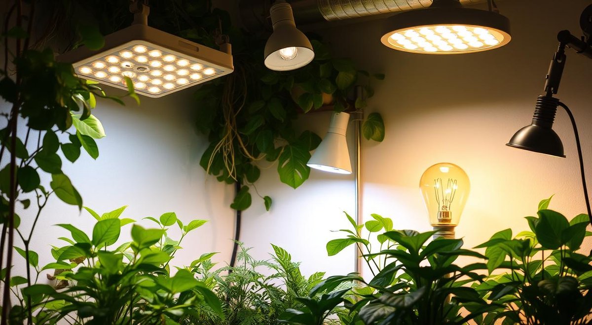 Iluminação Artificial para Plantas: Lâmpadas Recomendadas
