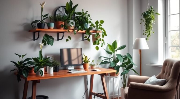 Plantas que Ajudam a Reduzir o Estresse no Home Office