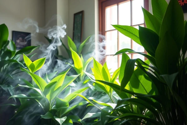 Plantas que Purificam o Ar de Ambientes com Fumaça