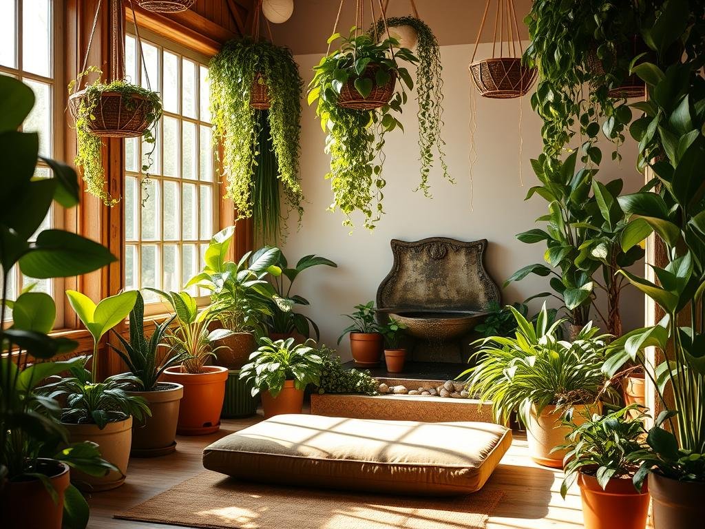 Plantas e Meditação: Espaço de Paz - Guia de Seleção de Plantas