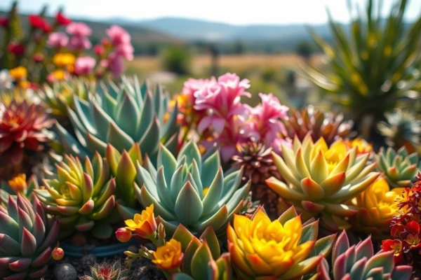 Suculentas floridas: espécies que florescem