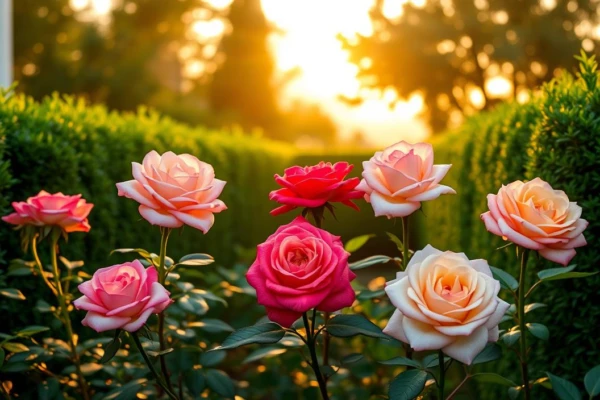 rosas perfeitas para jardim pequeno