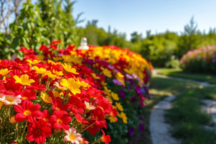 como fazer canteiro de flores