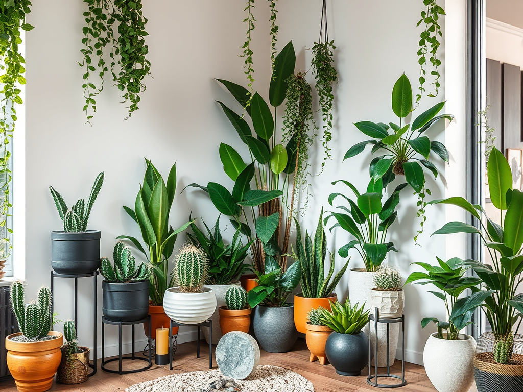 Decoração Interiores com Plantas