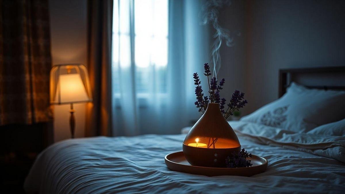Como usar ervas e óleos no quarto para dormir melhor