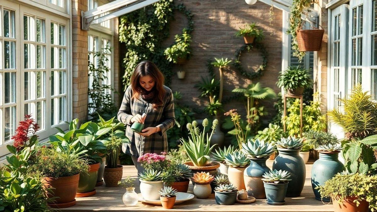 Como você cuida do seu jardim de inverno para mantê-lo lindo