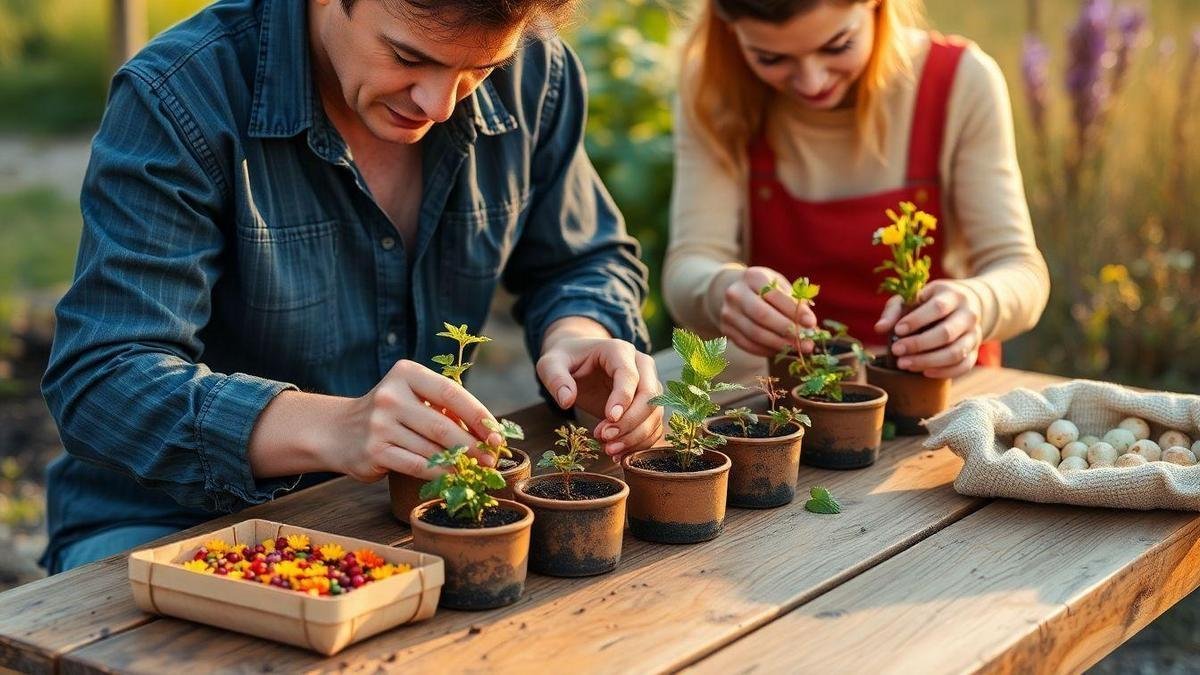 Jardinagem para estimular a criatividade com atividades simples