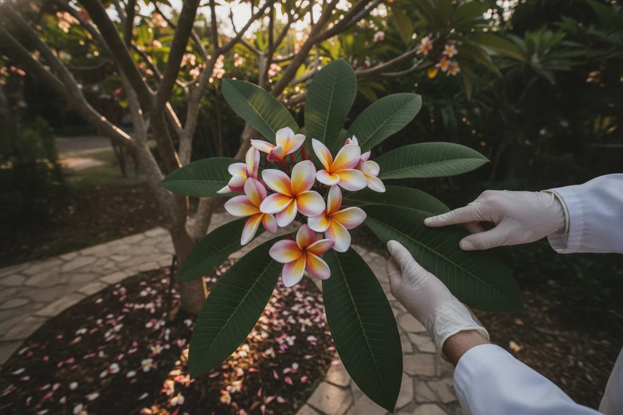 Identificando a Plumeria rubra no Seu Jardim 