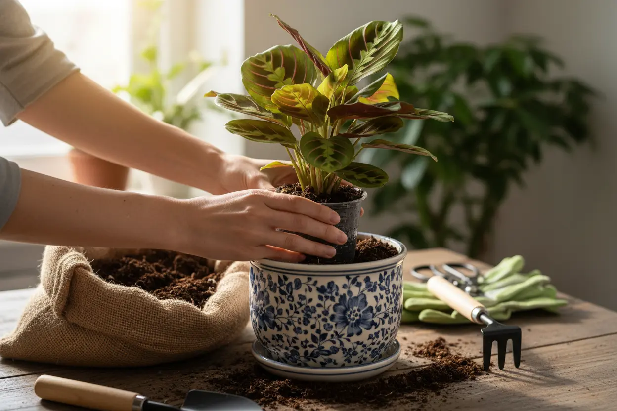 como cuidar de plantas que se movem