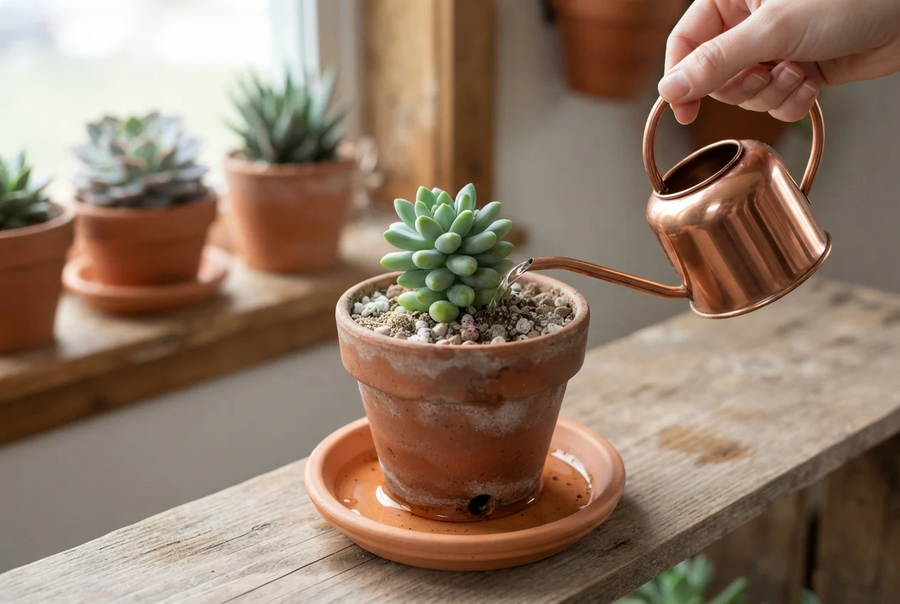Como Regar o Sedum sem Apodrecer as Raízes 