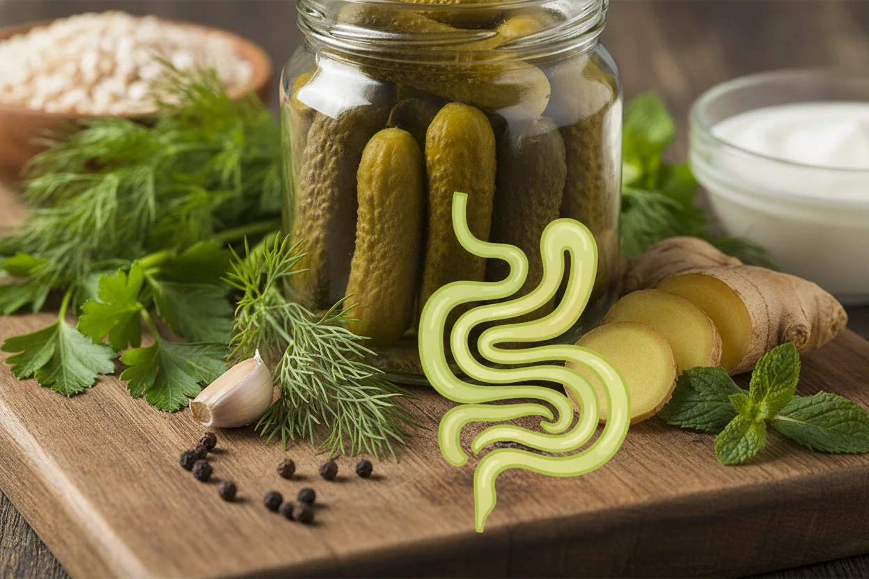 Cornichons Benefícios para o sistema digestivo 