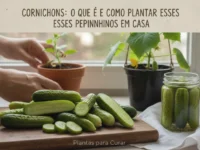 Cornichons o Que É e Como Plantar Esses Pepininhos em Casa