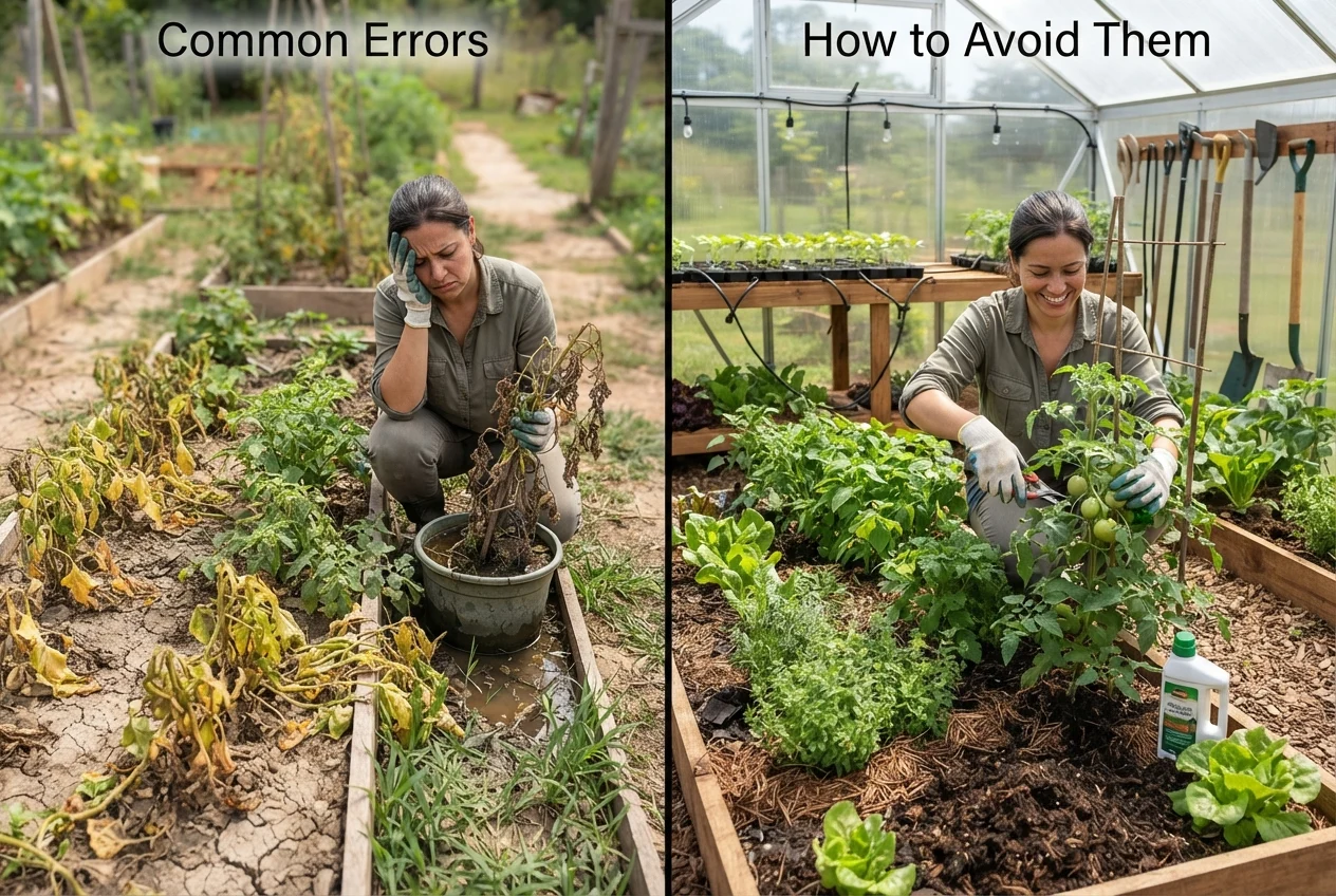 Erros Comuns no Cultivo e Como Evitá-los | Plantas para Curar Erros Comuns no Cultivo e Como Evitá-los