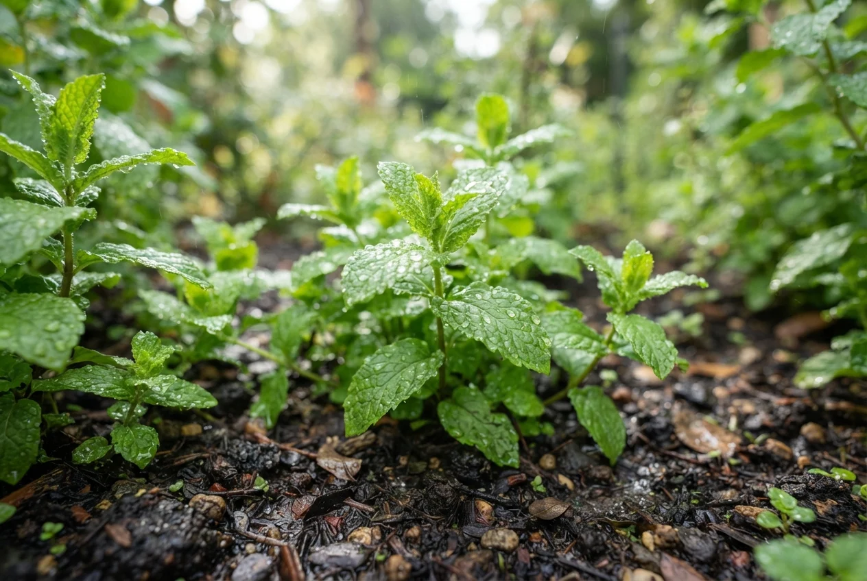 A umidade ideal para a Mentha spicata como cuidar de hortelã