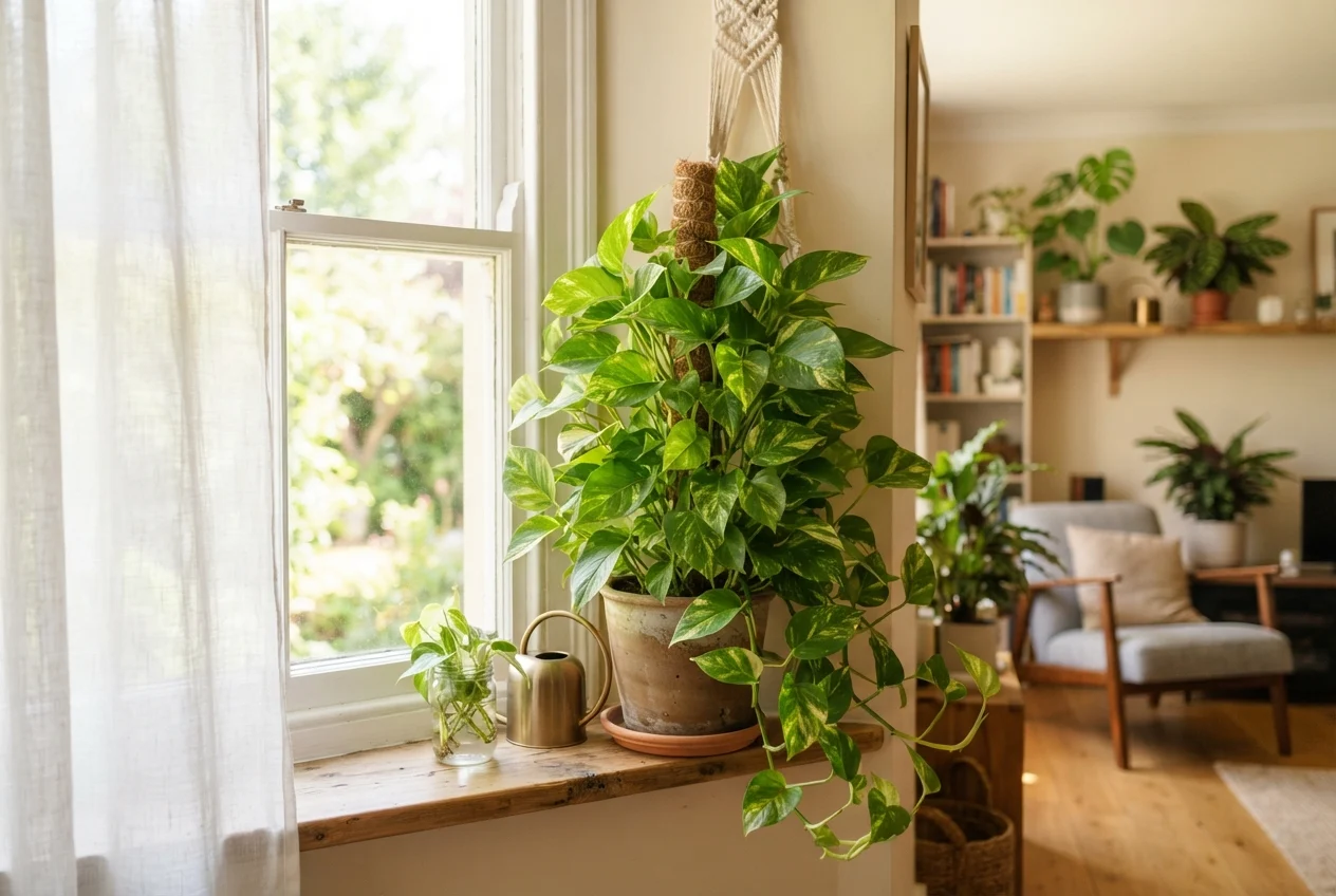 Luz ideal para o cultivo de Epipremnum aureum | Plantas para Curar Luz ideal para o cultivo de Epipremnum aureum como cuidar de pothos
