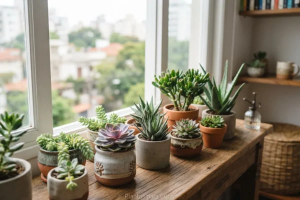 Como Ter Suculenta Bonita no Apartamento