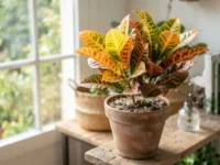 Aprenda Como Cuidar de Croton em Vaso para Ter Folhas Coloridas